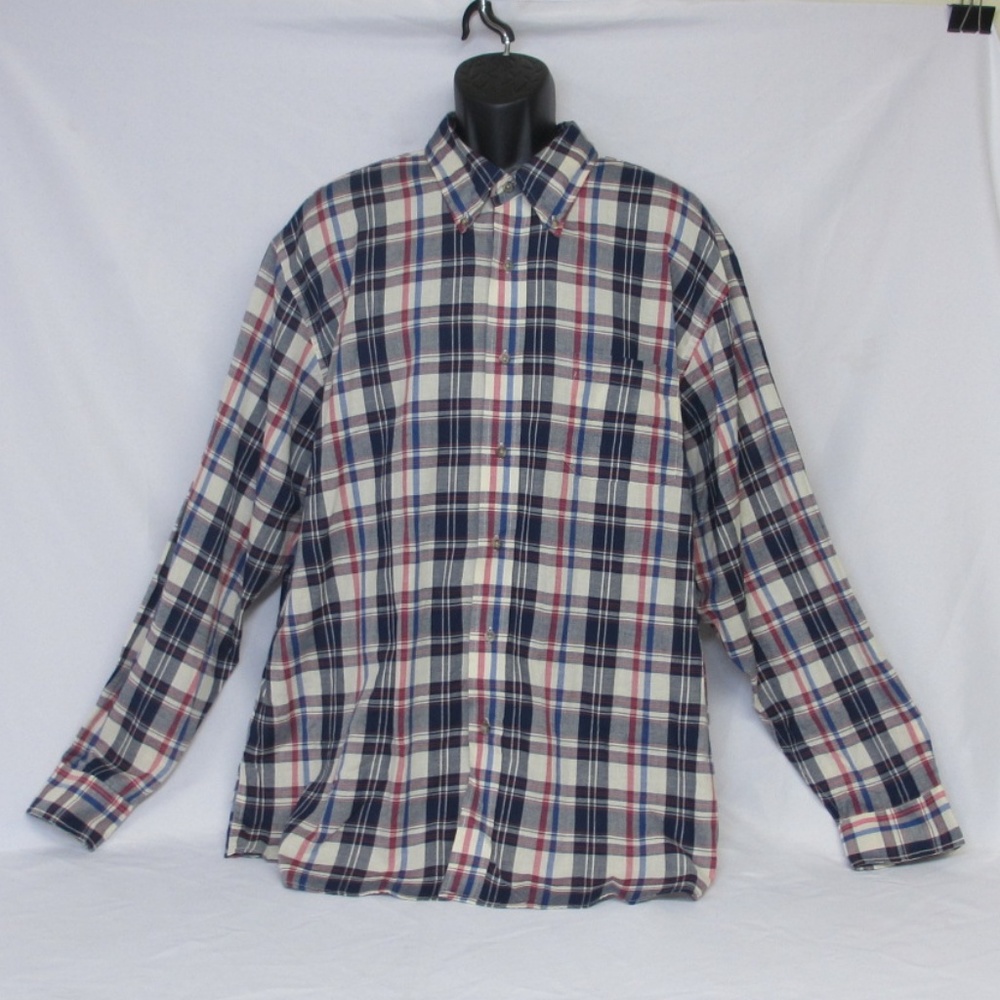 Pendleton Oceanside Button Down Plaid Madras Shirt